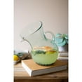 thumbnail image 4 of Kalalou Large Glass Tilted Pitcher, One Size, Green, 4 of 6