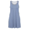 thumbnail image 5 of Otvok Women's U Neck Dresses Sleeveless Tank Mini Loose Fit Breathable Summer Vacation Beach Casual Sundress, 5 of 7