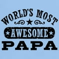 thumbnail image 3 of CafePress - World's Most Awesome Papa Light T Shirt - Men's Classic Graphic T-Shirt, 3 of 4