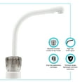 thumbnail image 2 of Dura Faucet Hi-Rise Kitchen Faucet for RVs - White, 2 of 6