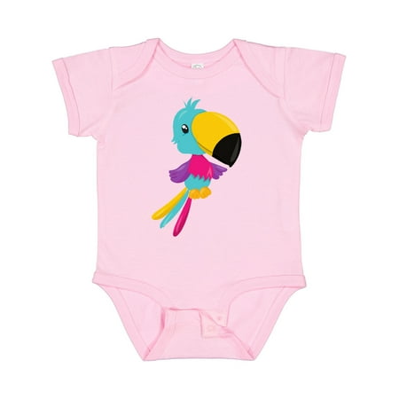 

Inktastic Colorful Parrot Cute Parrot Tropical Parrot Gift Baby Boy or Baby Girl Bodysuit