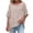 Khaki, variant on Feancey Womens Boho Blouse Roll Up 3/4 Sleeve Linen Tops Summer Casual Oversized Gauze T-Shirts Comfort Breathable Peasant Blouses with Pockets Black L