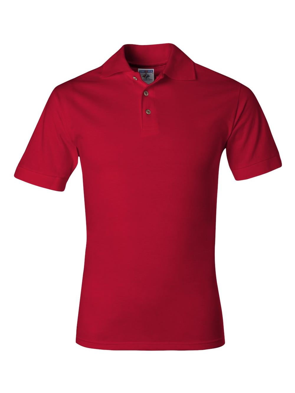 Jerzees Men/'s Heavyweight Cotton HD Short Sleeve Solid Polo Shirt J100