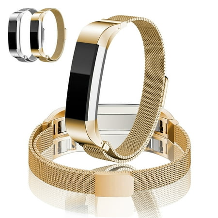 - Milanese Magnetic Loop Stainless Steel Wrist Band Strap for Fitbit Alta HR /Alta