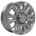 thumbnail image 3 of 20 inch High Polished Rims Fits Chevrolet Silverado 2500 HD 2011-2021 8 Lug 180mm, 3 of 3