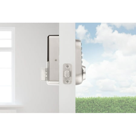 Kwikset - Halo Smart Lock Wi-Fi Replacement Deadbolt with App/Keypad/Key Access - Venetian Bronze