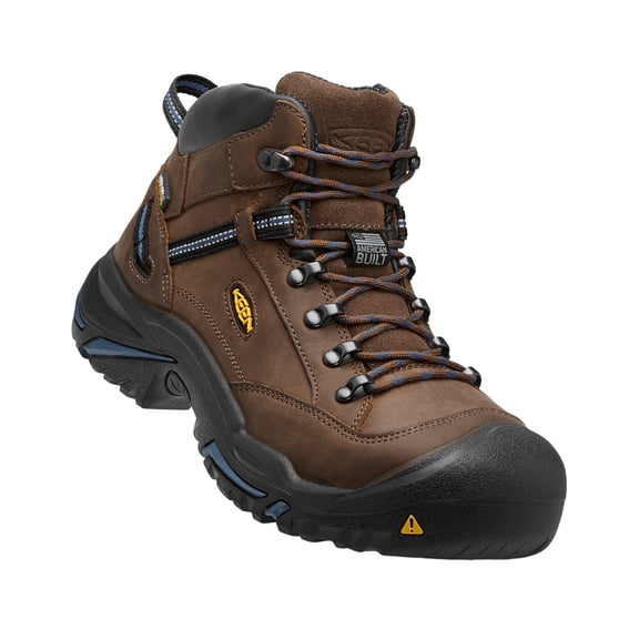 Keen Men's Braddock Waterproof Work Boot Steel Toe Brown 11 D(M) US