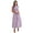 Lavender, variant on Women's Cutout Mock Neck Sleeveless Ruched Dress with Sheer Panels 95% polyester 5% spandex for a Flattering Fit