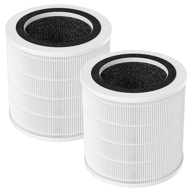 2 Pack H7126 Replacement Filter for GoveeLife H7126 Mini Air Purifier, 3-in-1 H13 True HEPA Air Filter for H7126 Air Purifier Filter for Dust, Pollen