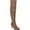 Beige, variant on Journee Womens Trill Round Toe Over The Knee Boots