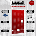 thumbnail image 2 of Triton Products® LB2-R (2) 24"W x 42-1/2"H x 9/16"D Epoxy, 18 Gauge Steel Square Hole Pegboards, 2 of 6
