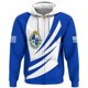 thumbnail image 3 of Sudadera con capucha de gran tamaño con estampado 3D de la bandera del emblema de Uruguay de la calle con cremallera y ropa deportiva diaria de primavera y otoño de 2024, 3 of 5