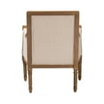 thumbnail image 5 of Baxton Studio Chavanon Accent Chair in Light Beige and Brown, 5 of 10