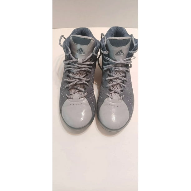 Ad-id-as Basketball Shoes Mens Size 9 Sneaker CLU600001 High Top Gray Preowned