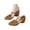 A-Brown44, variant on Womens Wedge Sandals Chic Polished Elegant Closed Toe Ankle Buckle Footbed Cutout Wedge Sandals Summer Work Sandals For Ladies