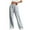 Light Blue, variant on Ltctricy Wide Leg Pants for Women Elastic High Waisted Drawstring Striped Casual Pants Baggy Trendy Trousers with Pockets(Pink,X-Small)