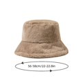 thumbnail image 1 of Sombrero de fieltro para mujer, sombrero de cubo Fedora de invierno, ropa de calle Jazz para mujer, felpa gruesa y cálida, Panamá ZefeiWu 8390606879448, 1 of 1