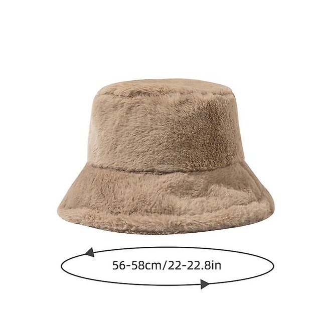 Sombrero de fieltro para mujer, sombrero de cubo Fedora de invierno, ropa de calle Jazz para mujer, felpa gruesa y cálida, Panamá ZefeiWu 8390606879448