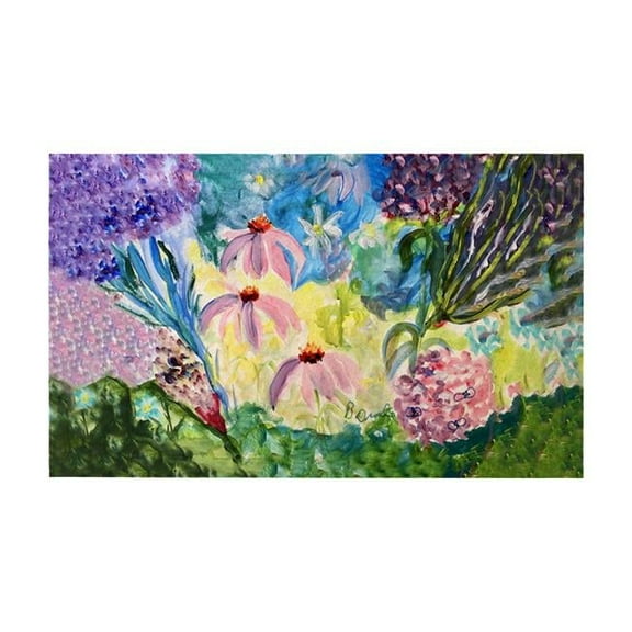 Betsy Drake DM1391G 30 x 50 in. Pink Garden Door Mat
