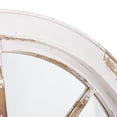 thumbnail image 5 of DecMode 37" x 48" White Window Pane Inspired Wall Mirror with Arched Top and Distressing, 5 of 13
