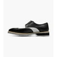 thumbnail image 5 of Stacy Adams Beaumont Wingtip Oxford Men's Shoes Black And White  25723-111, 5 of 6