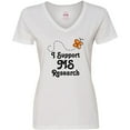thumbnail image 3 of Inktastic Multiple Sclerosis MS Research Women's V-Neck T-Shirt, 3 of 5