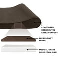 thumbnail image 5 of FurHaven Pet Dog Bed | Orthopedic Microvelvet Luxe Lounger Pet Bed for Dogs & Cats, Espresso, Large, 5 of 10