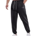 thumbnail image 2 of DDAPJ pyju Men Mesh Sweatpants Drawstring Elastic Waist Joggers Athletic Pants Lightweight Breathable Gym Workout Pants with Pockets Black XXXXXL, 2 of 6