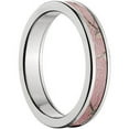 thumbnail image 3 of 4mm Half-Round Titanium Ring with a RealTree Pink Camo Inlay, 3 of 3