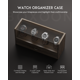 thumbnail image 4 of Organizador de caja de reloj Timcorr de madera de nogal con tapa acrílica grande, 4 of 8