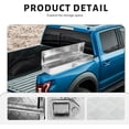 thumbnail image 4 of Side Mount Tool Box 2 Pack, Aluminum Pickup Truck Side Tool Box Storage ToolBox with Lock and Keys, Black (Pack of 2), 4 of 7
