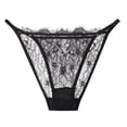thumbnail image 1 of Gibobby Tangas de mujer sexy Bragas de encaje para mujer Correa delgada ajustable Bragas transparentes sexy sin costuras(Negro,G), 1 of 2
