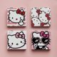 thumbnail image 4 of Sanrio Hello Kitty-Espejo de doble cara Kawaii, bonito Kuromi My Melody, dibujos animados, portátil, plegable, para estudiantes, maquillaje, regalos para niñas, 4 of 4