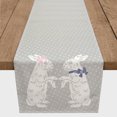 thumbnail image 3 of Creative Products Vintage Bunny Couple 16x72 Cotton Twill Table Runner, 3 of 3