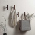 thumbnail image 3 of Wooden 4Pack Coat Hook Wall Mounted, Natural Single Coat Wood Coat Pegs Wall Mounted Vintage Single Organizer Hanger Wood Coat Hanger-Good, 3 of 5