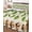 Off White, variant on Quilt King Size Bedding Set, Green Botanical Reversible Summer Quilt 3 Pieces, Acorn Spring Summer Plant Leaves Lightweight Bedspreads Coverlets with 2 Pillow Shams for All Seasons
