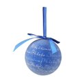 thumbnail image 3 of Northlight 7ct Decoupage "Merry Christmas" Snowflake Shatterproof Ball Ornament Set 2.75" -, 3 of 3