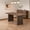 brown, variant on Garvee 63–82.68" Extendable Dining Table for 8–10, Modern Mid-Century Kitchen Table with Rounded Corners for Dining Room or Living Room-Natural