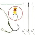 thumbnail image 2 of KUFptva 6Pcs Fishing Hook Link Tied Hook Tied Boilie Baits Hook with Fishing Line Fishing Accessories, 2 of 7