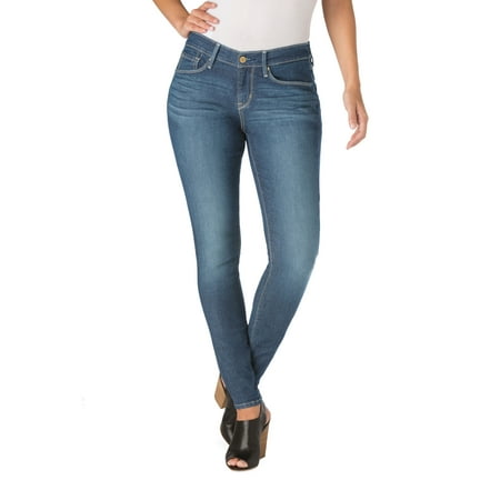 Signature by Levi Strauss & Co. Women's Curvy Skinny (Best Booties For Skinny Jeans)