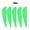 Green, variant on High Stability Rubber Arrow Fletching Vanes for Target Practice and Hunting - 1.75 in / 4.4 cm Archery DIY Tool - Green 50-Pack
