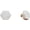 White, variant on Tesyar Set of 2 Hexagon Natural Marble Drawer Knobs, Polished Brass Base Decorative Pulls for Kitchen Cabinet Wardrobe Doors(White)
