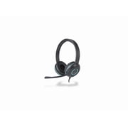 Cyber Acoustics Stereo USB Headset (AC-5008), in-line Controls for Volume & Mic Mute, Adjustable Mic Boom for PC & Mac, Perfect for Classroom or Home