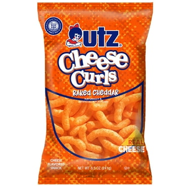 Utz Cheddar Cheese Curls, 8.5 oz Bag