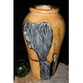 thumbnail image 3 of Decorative Wooden Vase Rustic Bowl Sculpture 19" X 13" X 18" | #hwa190, 3 of 3