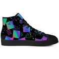 thumbnail image 4 of Aidianart Womens 80s High Top Shoes High Top Canvas Sneakers Size 15, 4 of 5