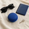 thumbnail image 6 of Carrying Case Navy Blue Hard Shell Round Single Pack for Small Travel Electronics, 6 of 6