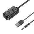 thumbnail image 4 of Adaptador de audio 2 en 1 Altavoz manos libres Transmisor de audio Amplificador de automóvil (Negro) Tmvgtek Accesorios para autos y motos, 4 of 5