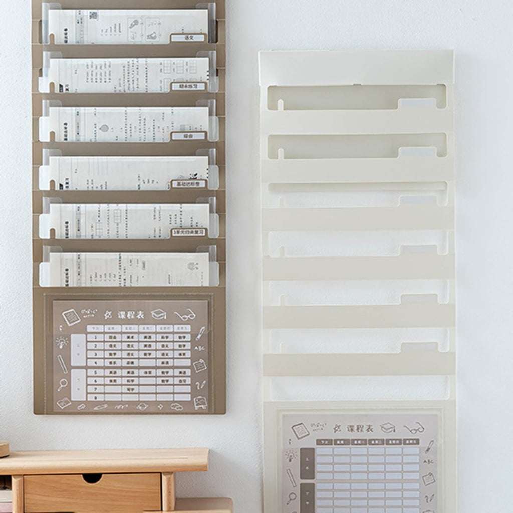 YongCo Wall Hanging Document Organizers 6 Pocket Expanding File Organizers Document Bag