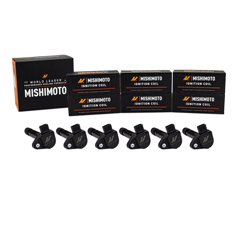 Mishimoto Ignition Coil Pack, Compatible with Honda Accord 3.0L, 2000-2007, Set of 6